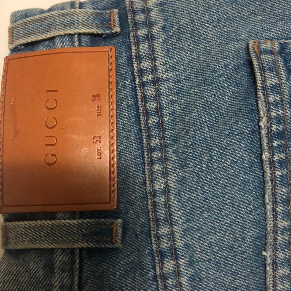 GUCCI light denim size 36 lot 53
